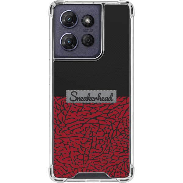 Elephant Print Red Sneakerhead Moto G Power 5G (2025) Clear Case