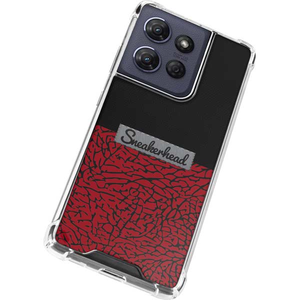 Elephant Print Red Sneakerhead Moto G Power 5G (2025) Clear Case