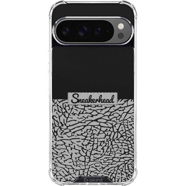 Elephant Print Sneakerhead Black Google Pixel 10 Pro XL Clear Case