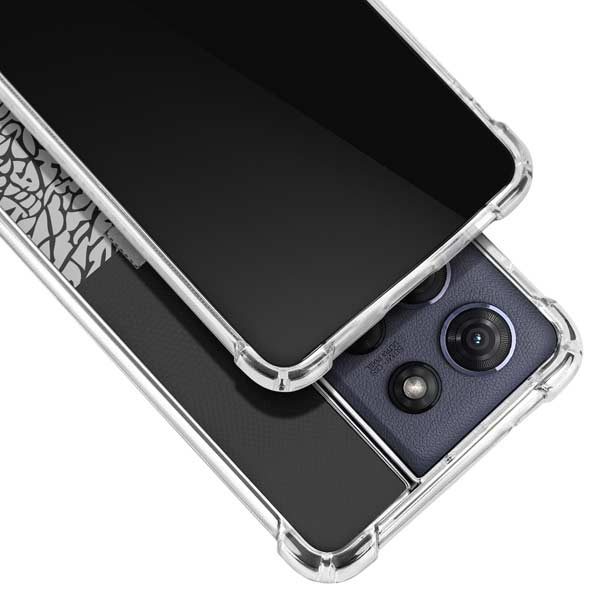Elephant Print Sneakerhead Black Moto G 5G (2025) Clear Case