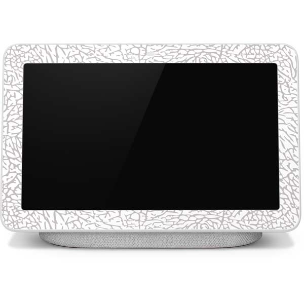 Elephant Print White Google Home Hub Skin
