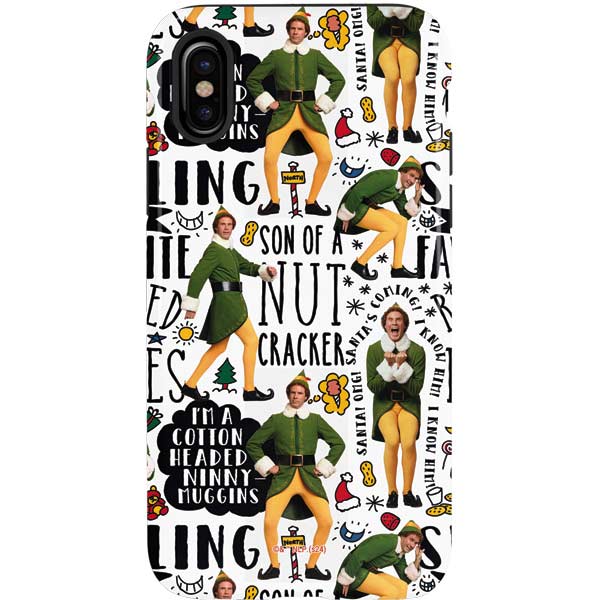 Elf Pattern iPhone XS Pro Case