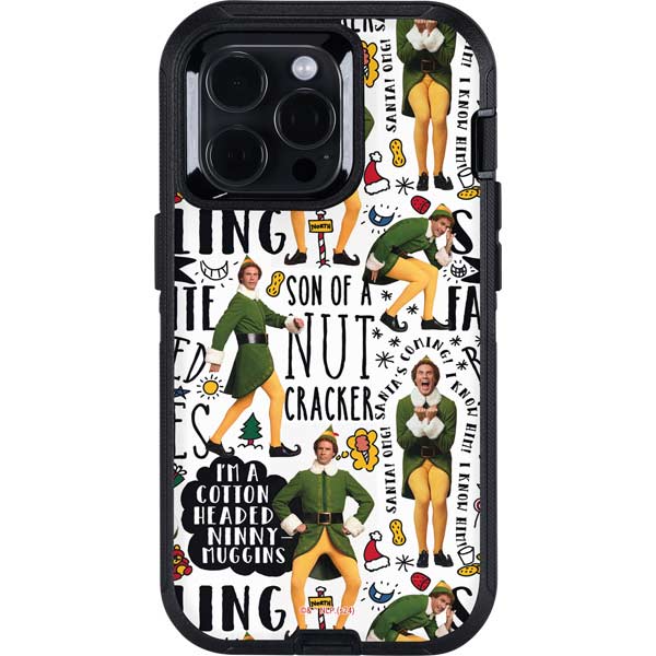 Elf Pattern Otterbox Defender iPhone Skin