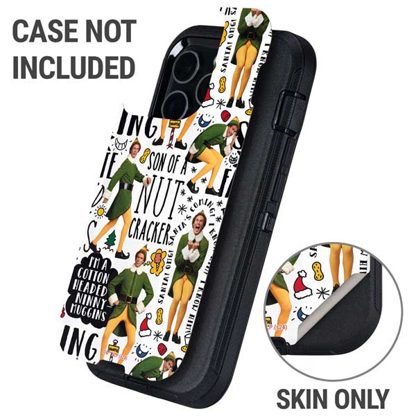 Elf Pattern Otterbox Defender iPhone Skin