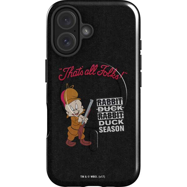 Looney Tunes Elmer Fudd Thats All Folks iPhone 16 Magsafe Impact Case