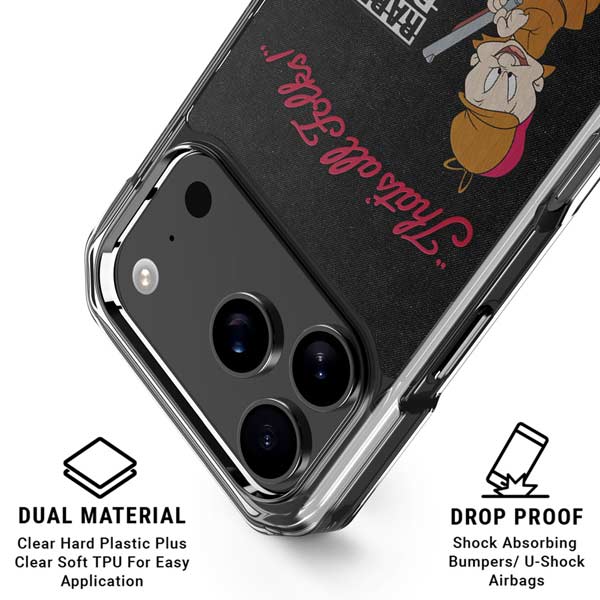 Looney Tunes Elmer Fudd Thats All Folks iPhone 17 Pro Max MagSafe Case