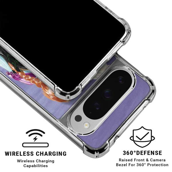 Disney Frozen Elsa and Anna Sisters Art Google Pixel 10 Pro Clear Case