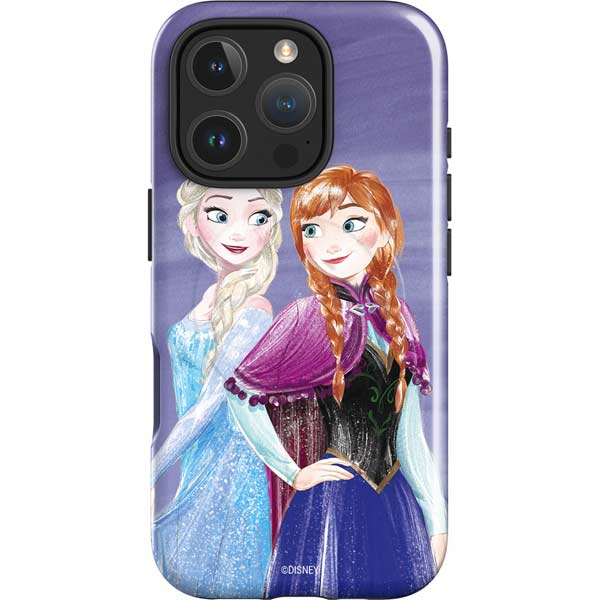 Disney Frozen Elsa and Anna Sisters Art iPhone 16 Pro Magsafe Impact Case