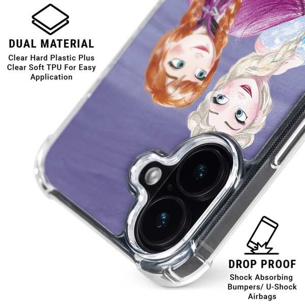 Disney Frozen Elsa and Anna Sisters Art iPhone 17 MagSafe Case