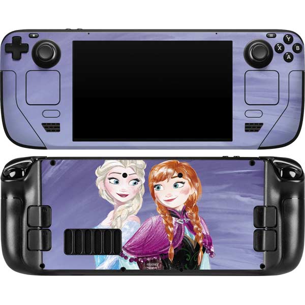 Disney Frozen Elsa and Anna Sisters Art Steam Deck Handheld Gaming ...