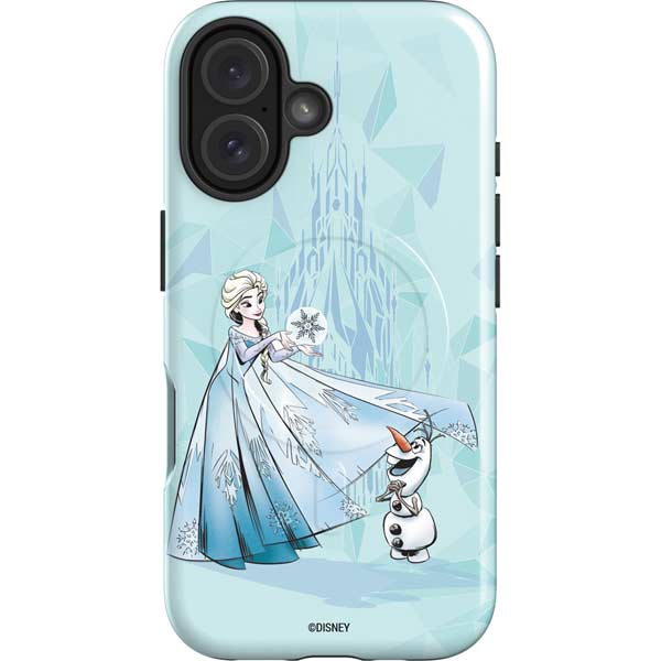 Disney Frozen Elsa and Olaf Art iPhone 16 Plus Magsafe Impact Case