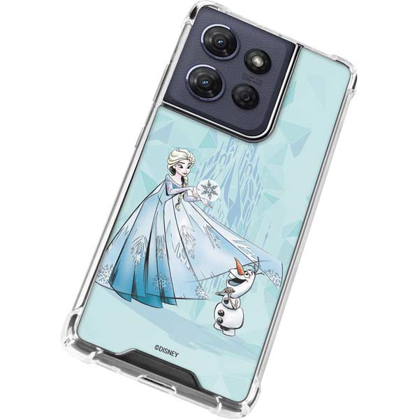 Disney Frozen Elsa and Olaf Art Moto G 5G (2025) Clear Case