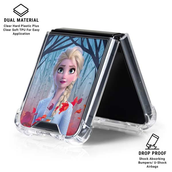 Disney Frozen II Elsa Galaxy Z Flip7 Clear Case