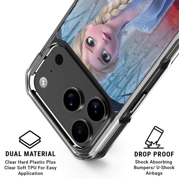 Disney Frozen II Elsa iPhone 17 Pro Clear Case