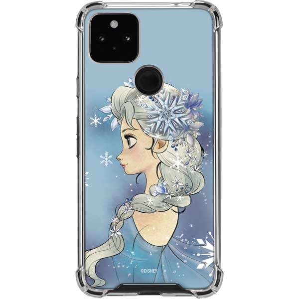 Disney Frozen Elsa Side Portrait Art Pixel Cases