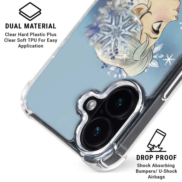 Disney Frozen Elsa Side Portrait Art iPhone 17 MagSafe Case