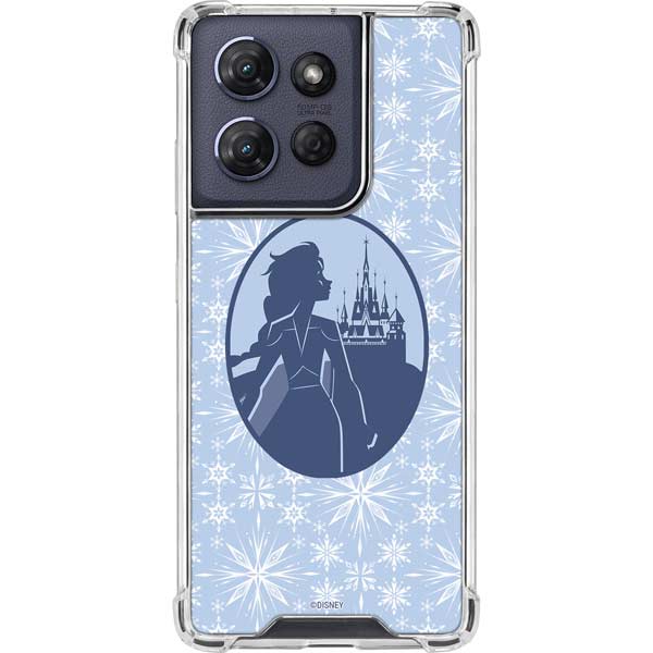 Disney Frozen II Elsa Silhouette Moto G 5G (2025) Clear Case