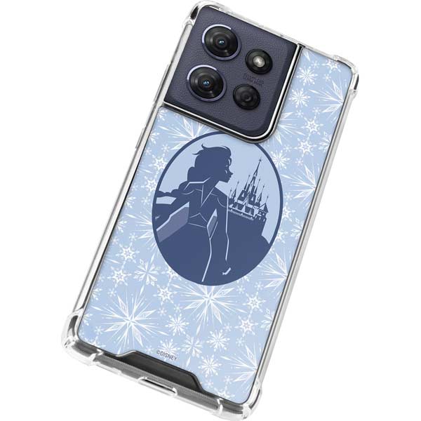 Disney Frozen II Elsa Silhouette Moto G 5G (2025) Clear Case