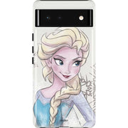 Disney Frozen Elsa Snowflakes Art Pixel Cases