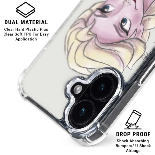 Disney Frozen Elsa Snowflakes Art iPhone 17 MagSafe Case