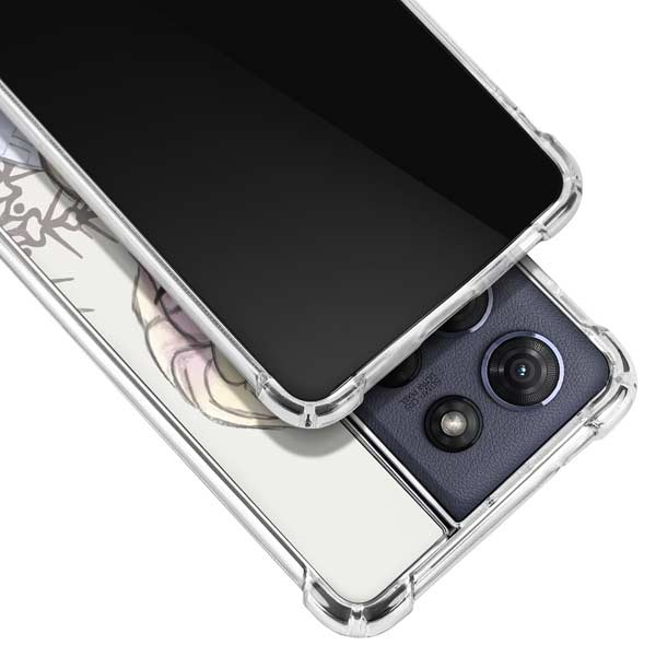 Disney Frozen Elsa Snowflakes Art Moto G Power 5G (2025) Clear Case