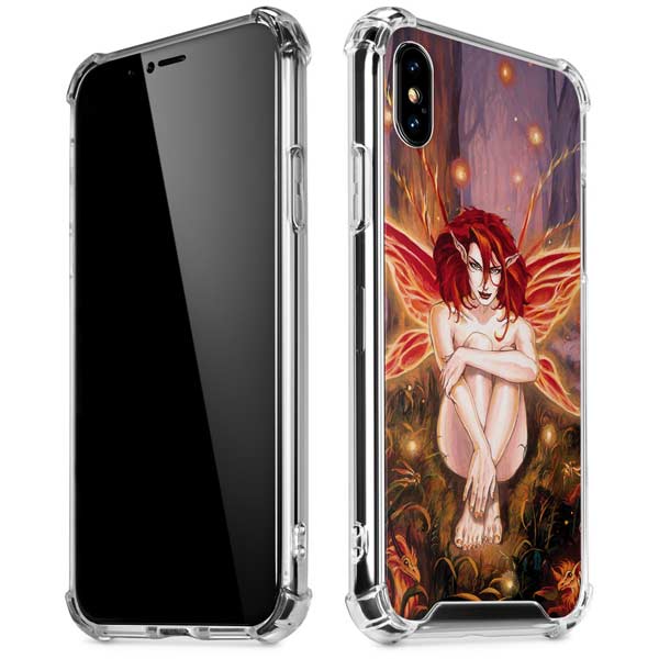Ember Fire Fairy by Ruth Thompson iPhone X/XS Clear Case