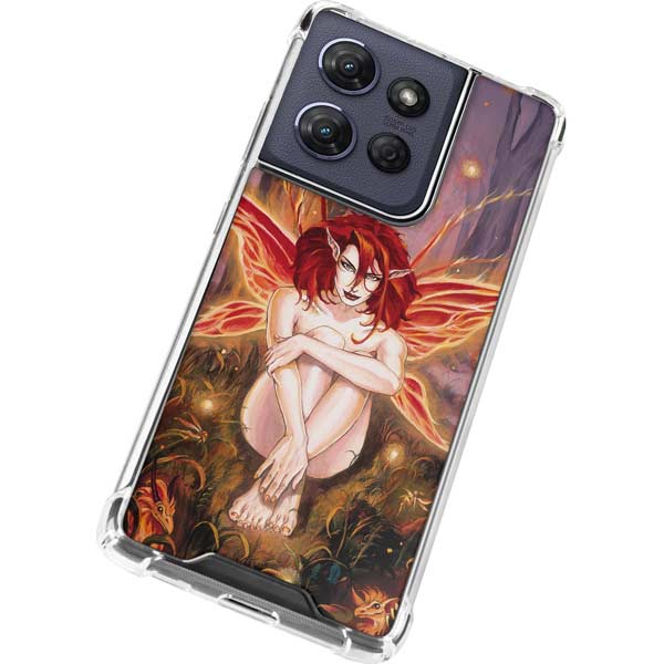 Ember Fire Fairy by Ruth Thompson Moto G 5G (2025) Clear Case