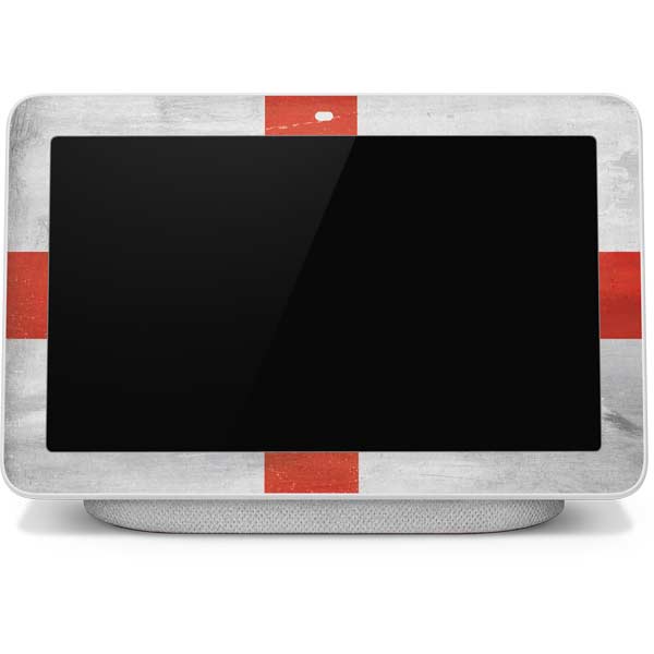 England Flag Distressed Google Home Hub Skin