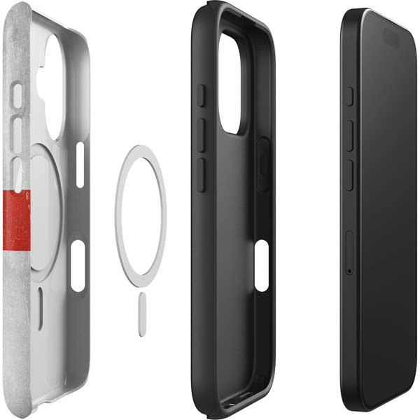 England Flag Distressed iPhone 16 Magsafe Impact Case