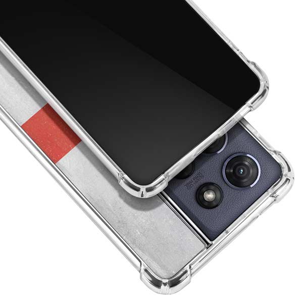 England Flag Distressed Moto G Power 5G (2025) Clear Case