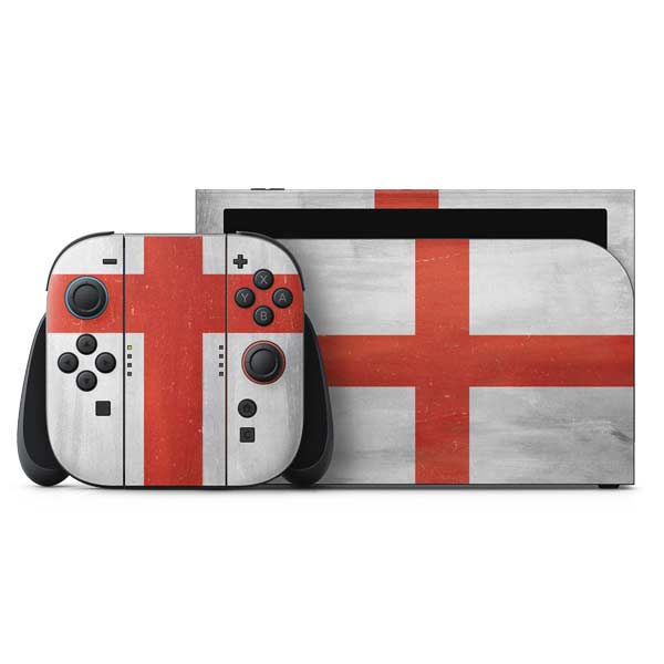 England Flag Distressed Nintendo Switch 2 (2025) with Joy-Con Skin