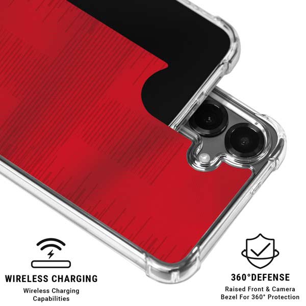 England Soccer Flag Galaxy S26 Clear Case