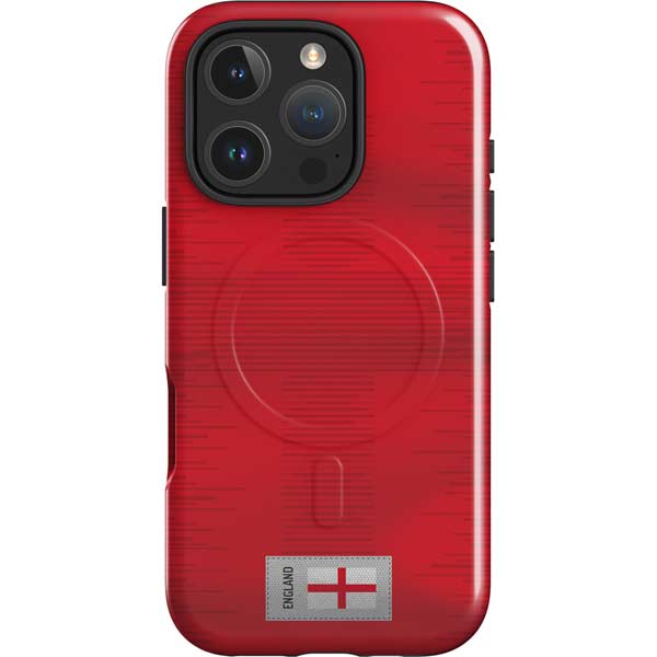 England Soccer Flag iPhone 16 Pro Max Magsafe Impact Case