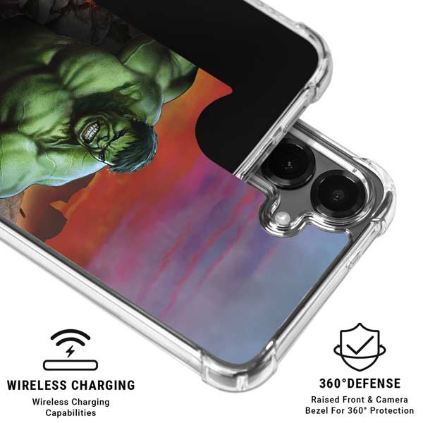 Marvel Enraged Hulk Galaxy S26 Clear Case