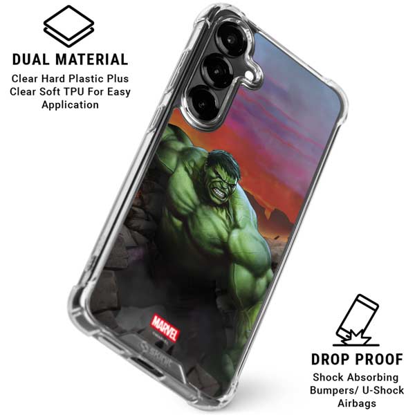 Marvel Enraged Hulk Galaxy S26 Clear Case