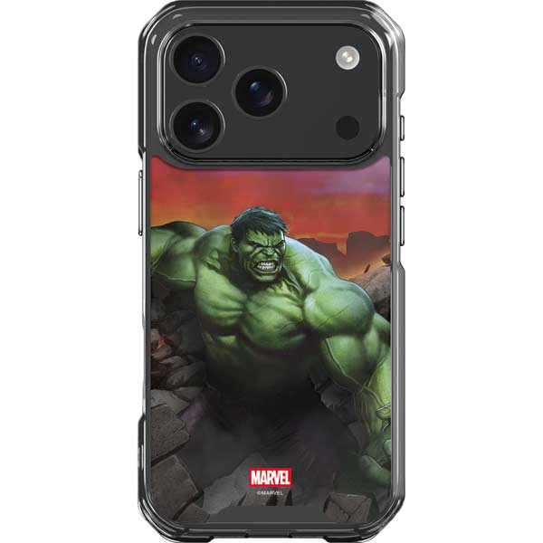 Marvel Enraged Hulk iPhone 17 Pro Clear Case