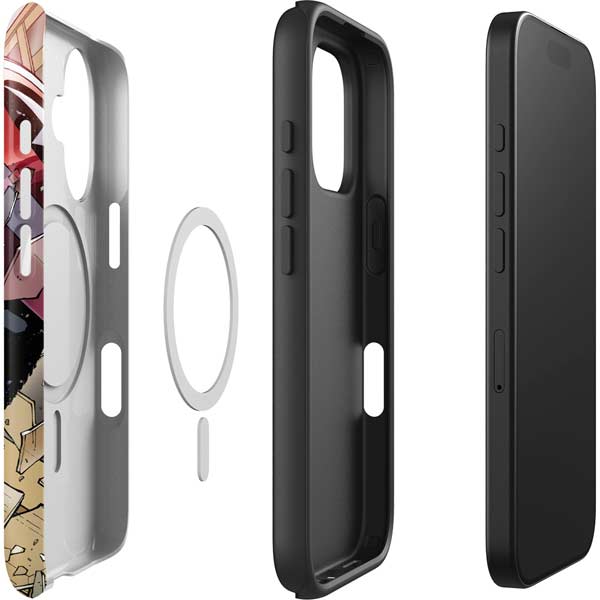 Marvel Captain America Epic Shield Break iPhone 16 Magsafe Impact Case