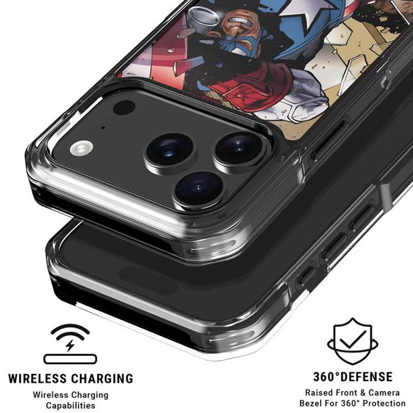Marvel Captain America Epic Shield Break iPhone 17 Pro MagSafe Case