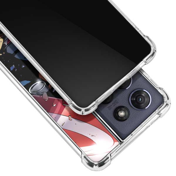 Marvel Captain America Epic Shield Break Moto G 5G (2025) Clear Case