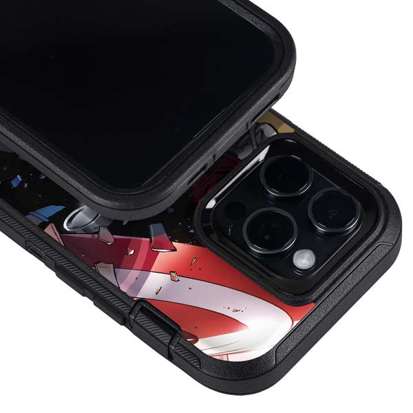 Marvel Captain America Epic Shield Break Otterbox Defender iPhone Skin