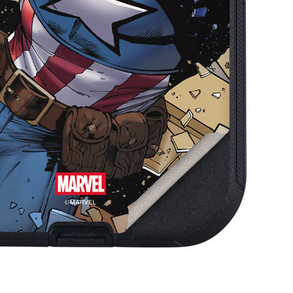 Marvel Captain America Epic Shield Break Otterbox Defender iPhone Skin