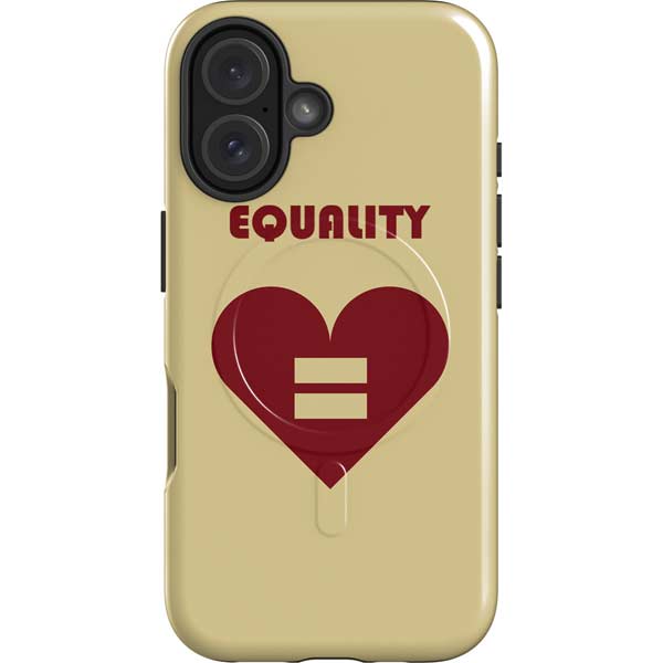 Equality Heart iPhone 16 Magsafe Impact Case