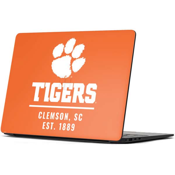 Clemson University Tigers Est 1889 Orange Surface Laptop 7 13.8in Skin