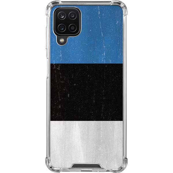 Estonia Flag Distressed Galaxy Cases
