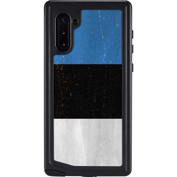Estonia Flag Distressed Galaxy Cases