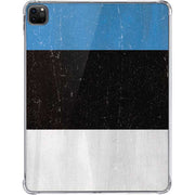 Estonia Flag Distressed iPad Pro 11in (2024) Clear Case