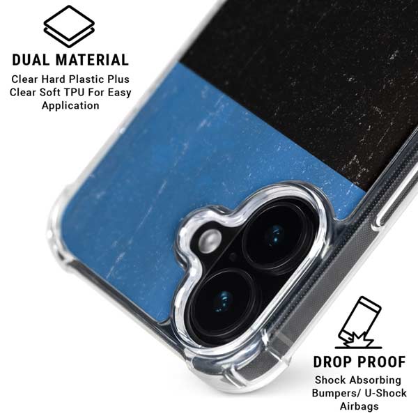 Estonia Flag Distressed iPhone 16 Plus MagSafe Case