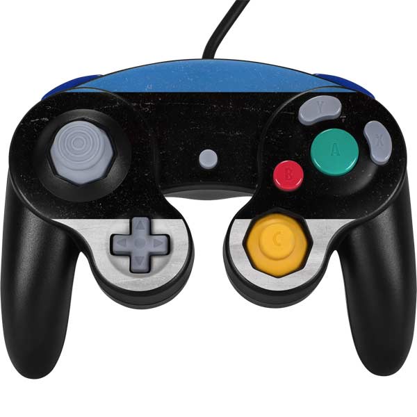 Estonia Flag Distressed Nintendo Skins
