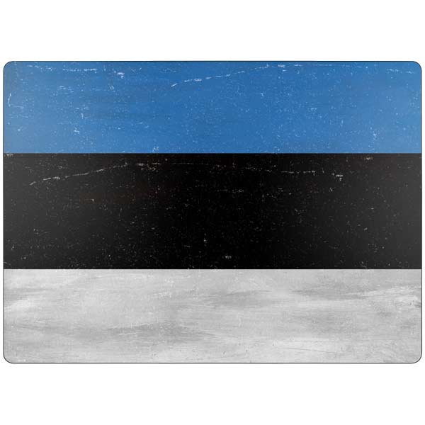 Estonia Flag Distressed Surface Laptop 7 15in Skin