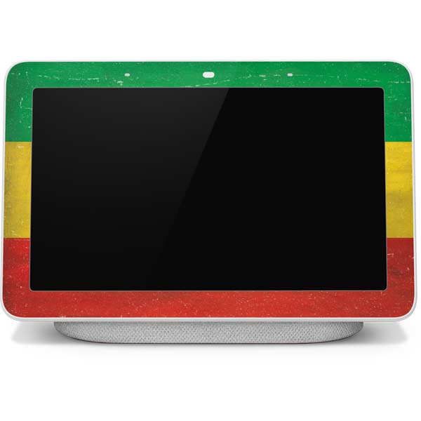 Ethiopia Flag Distressed Google Home Hub Skin